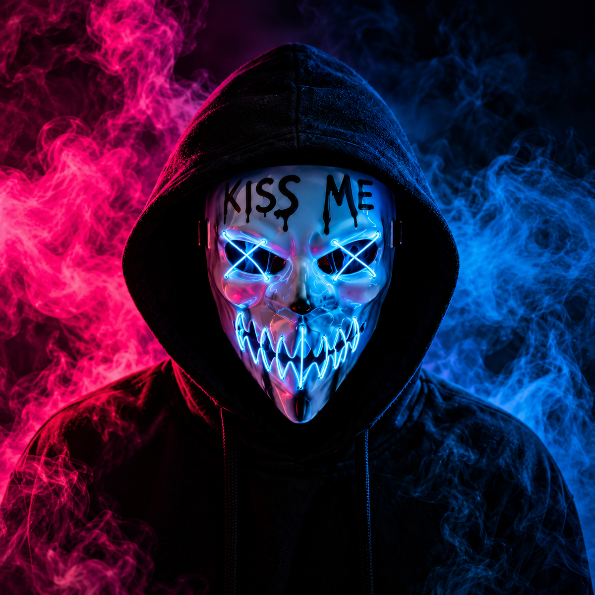 Kiss Me After Dark – LED Halloween Mask