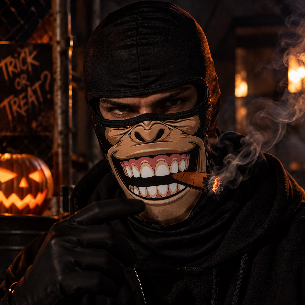 Cigar King – Gorilla Halloween Balaclava