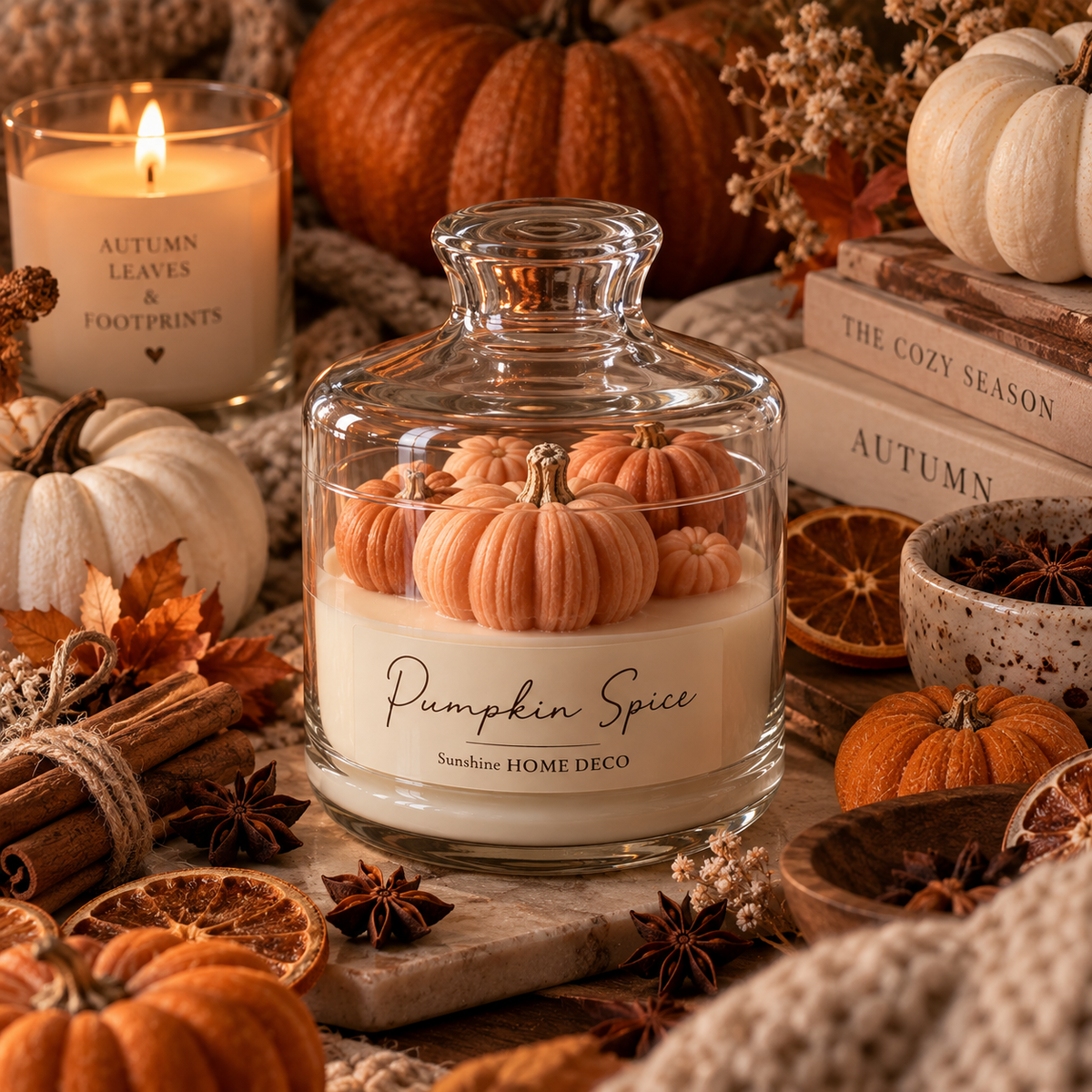 Pumpkin Spice Candle β Halloween Edition
