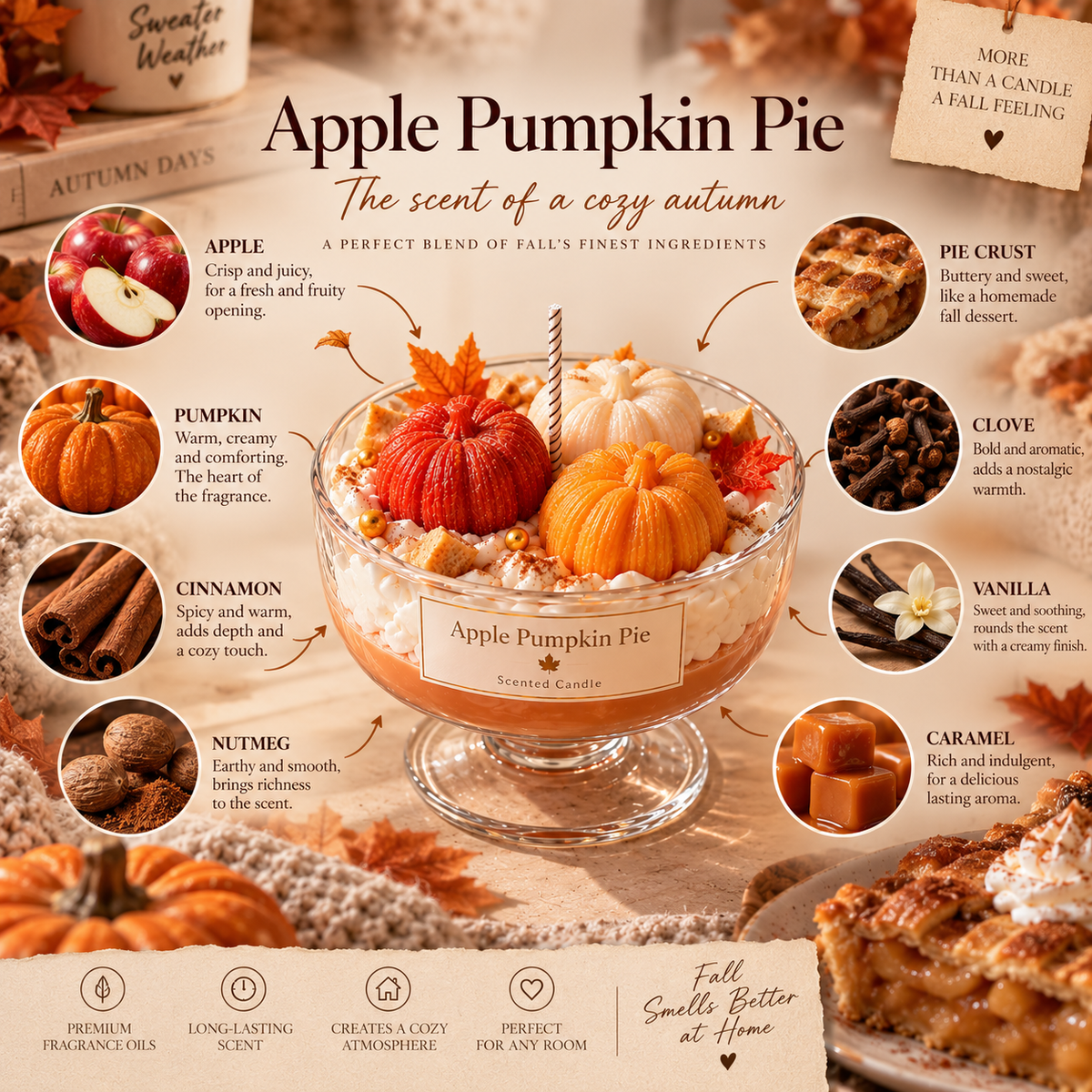 Apple Pumpkin Pie™ Scented Candle
