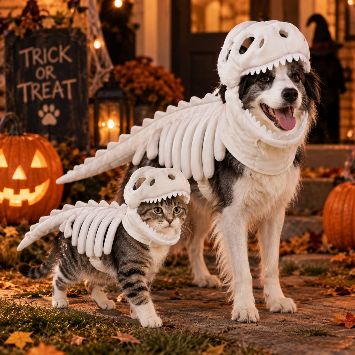 Spooky Skeleton™ Pet Halloween Costume