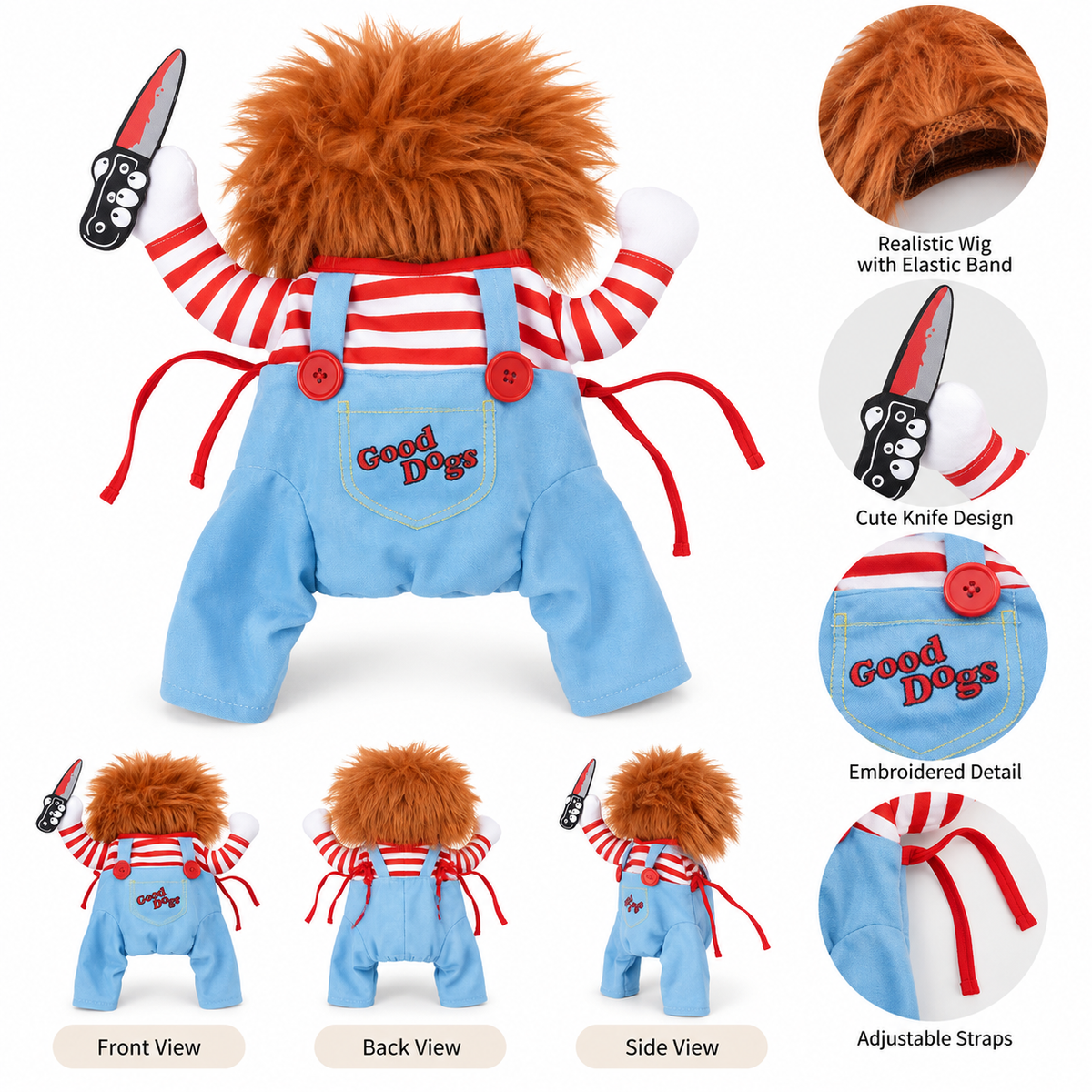 Killer Doll™ Pet Halloween Costume