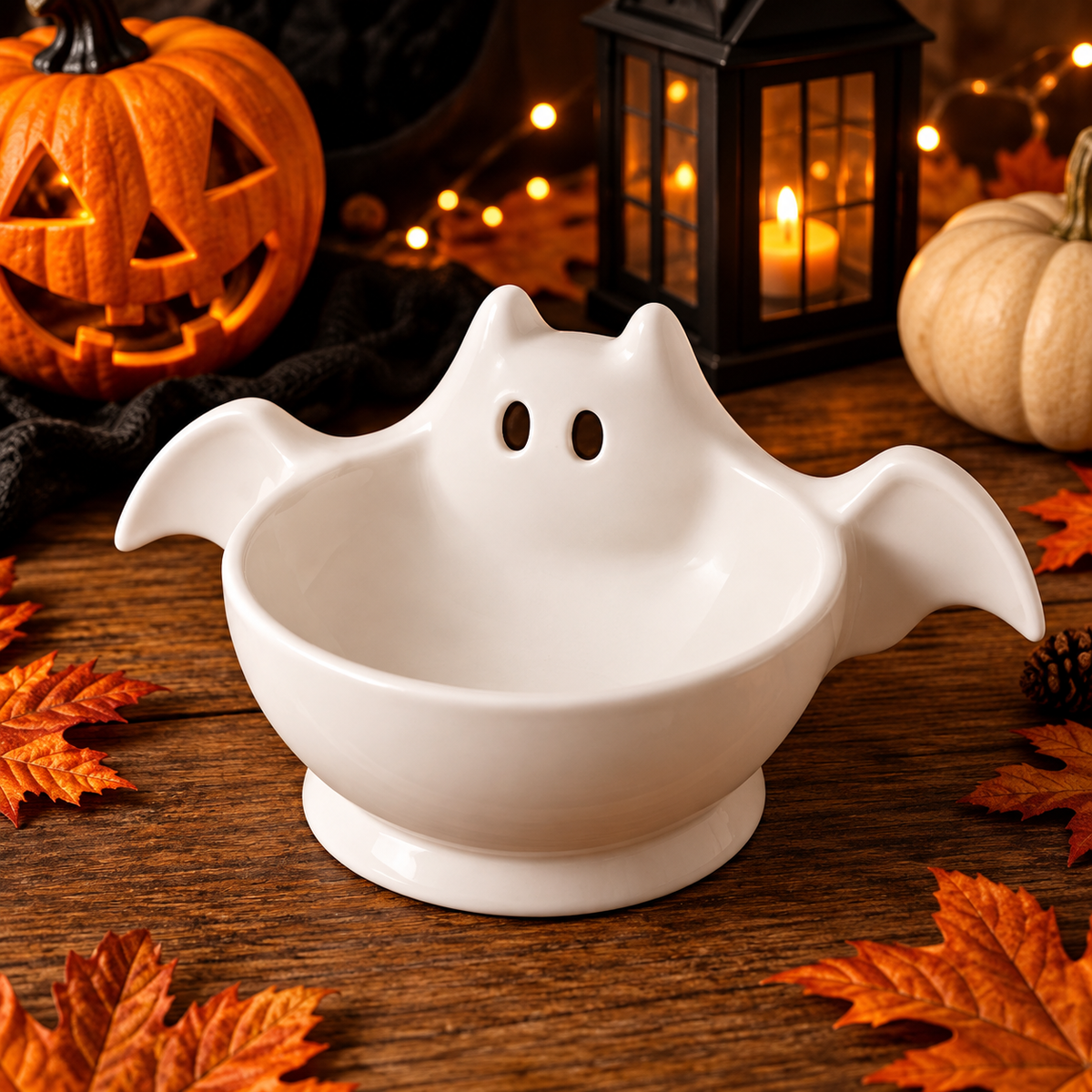 Halloween Bat Decorative Bowl