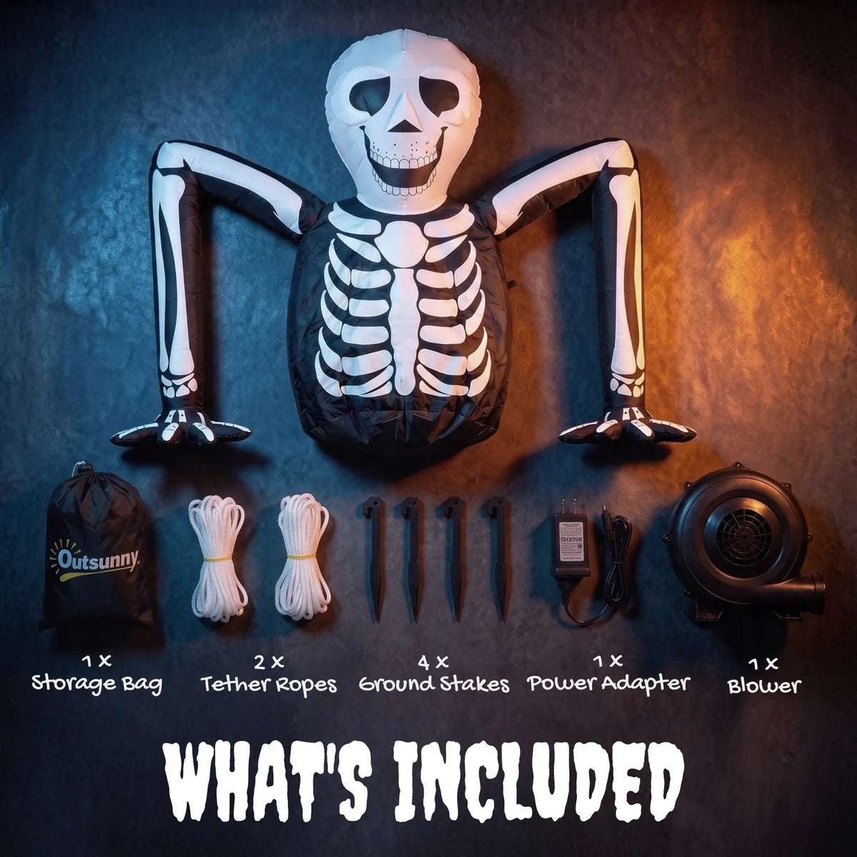 Skeleton Inflatable Halloween Decoration