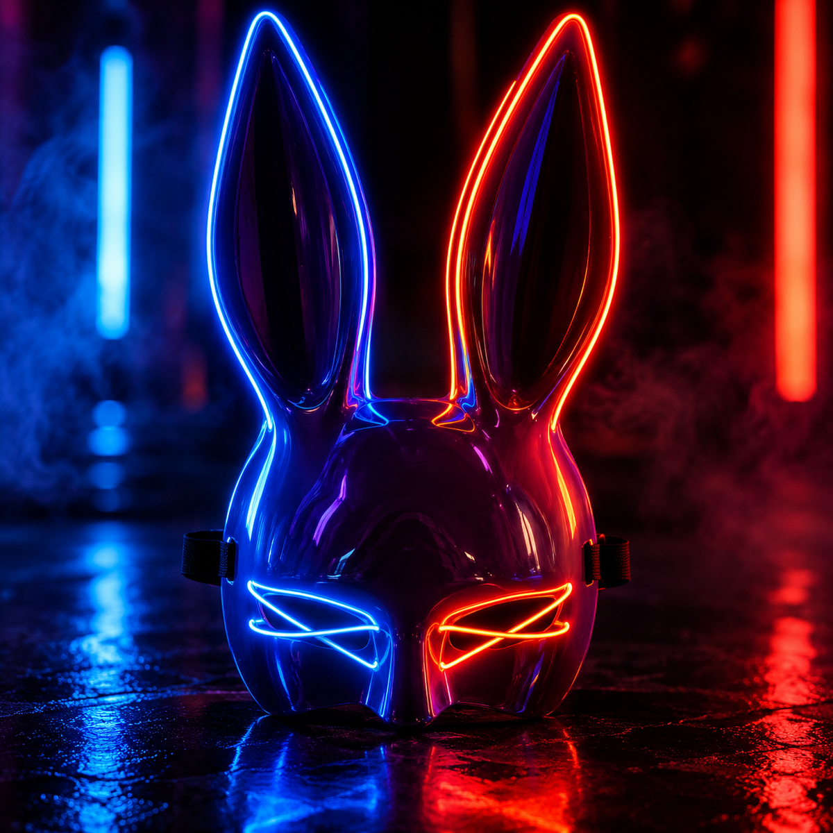 Afterdark Bunny – Neon LED Mask