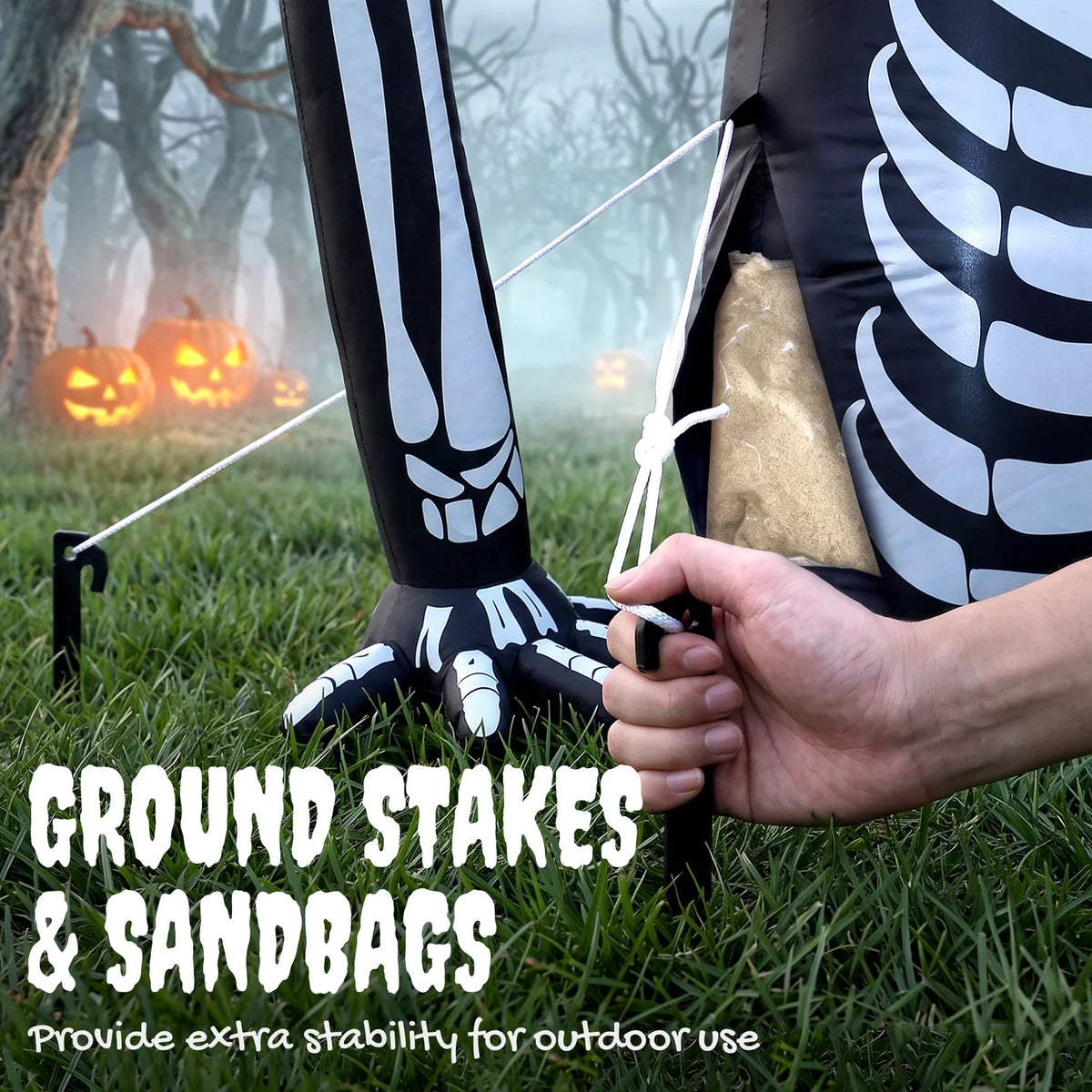 Skeleton Inflatable Halloween Decoration