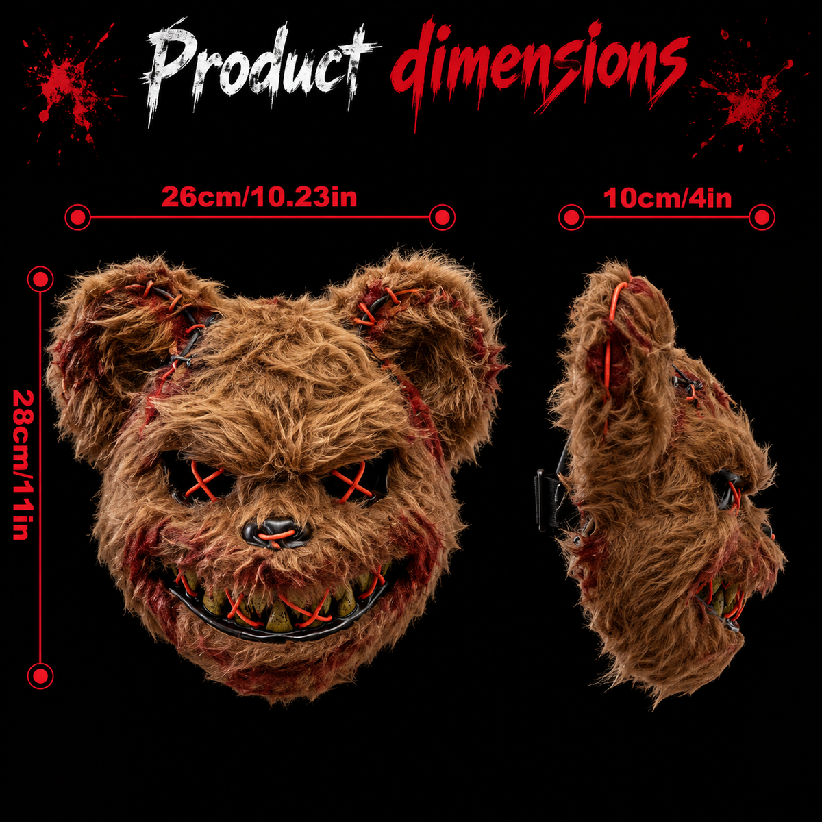Nightmare Teddy – Horror Bear Mask