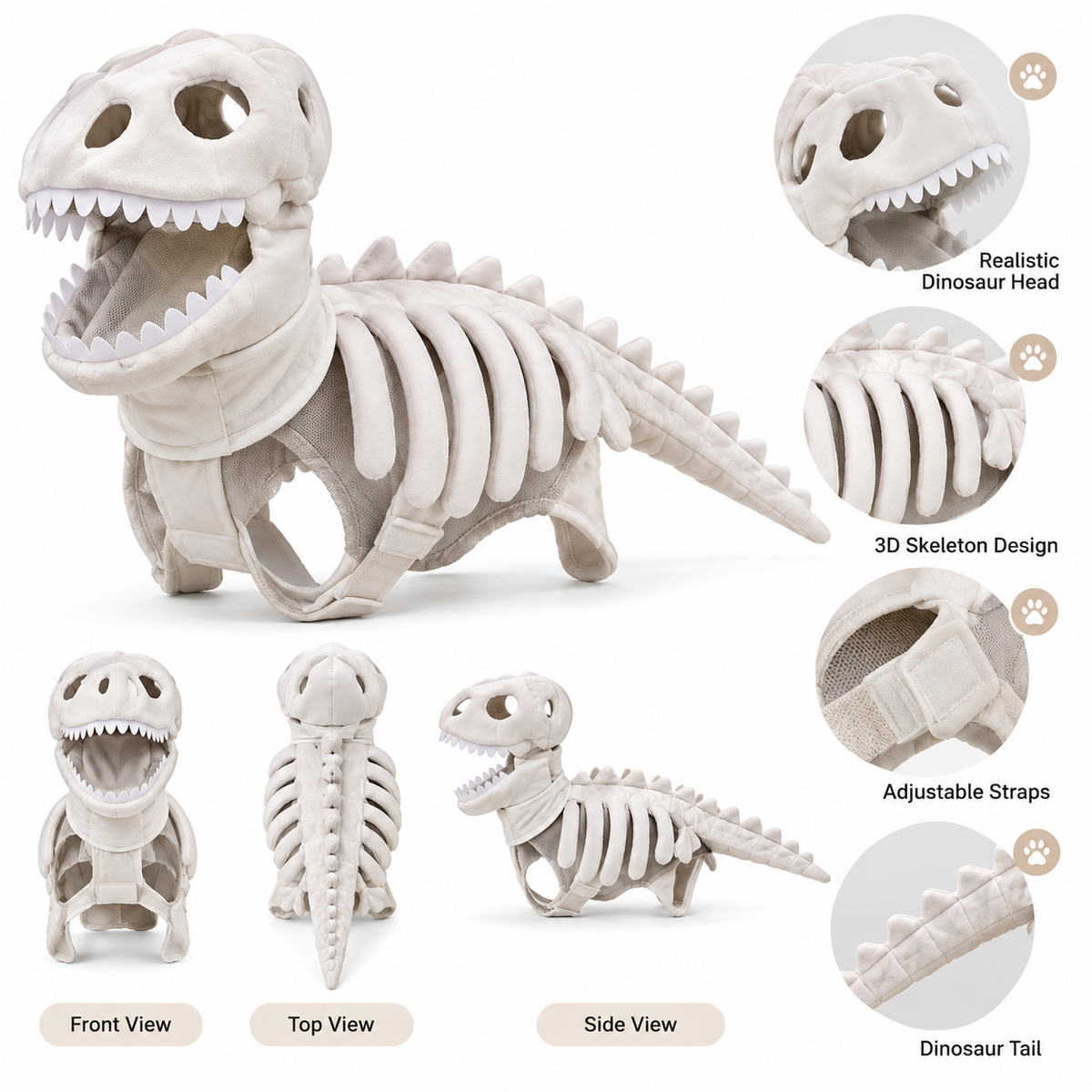 Spooky Skeleton™ Pet Halloween Costume