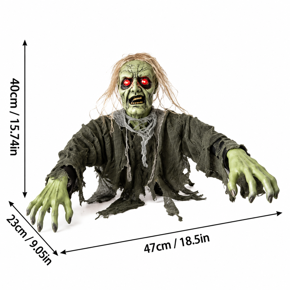 Halloween Zombie Lawn Stakes Outdoor Decoration