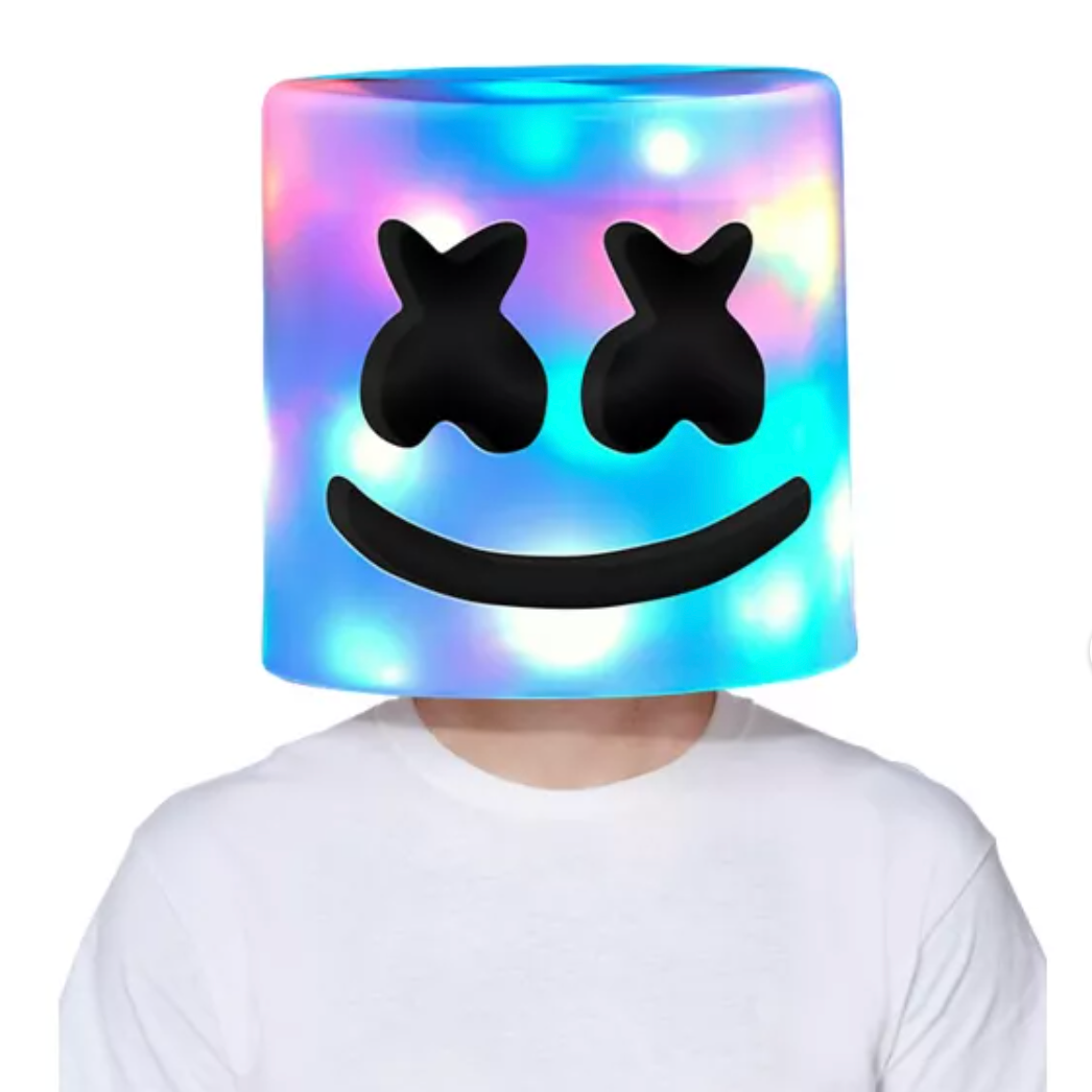 Neon Beat – LED Light-Up Full Mask