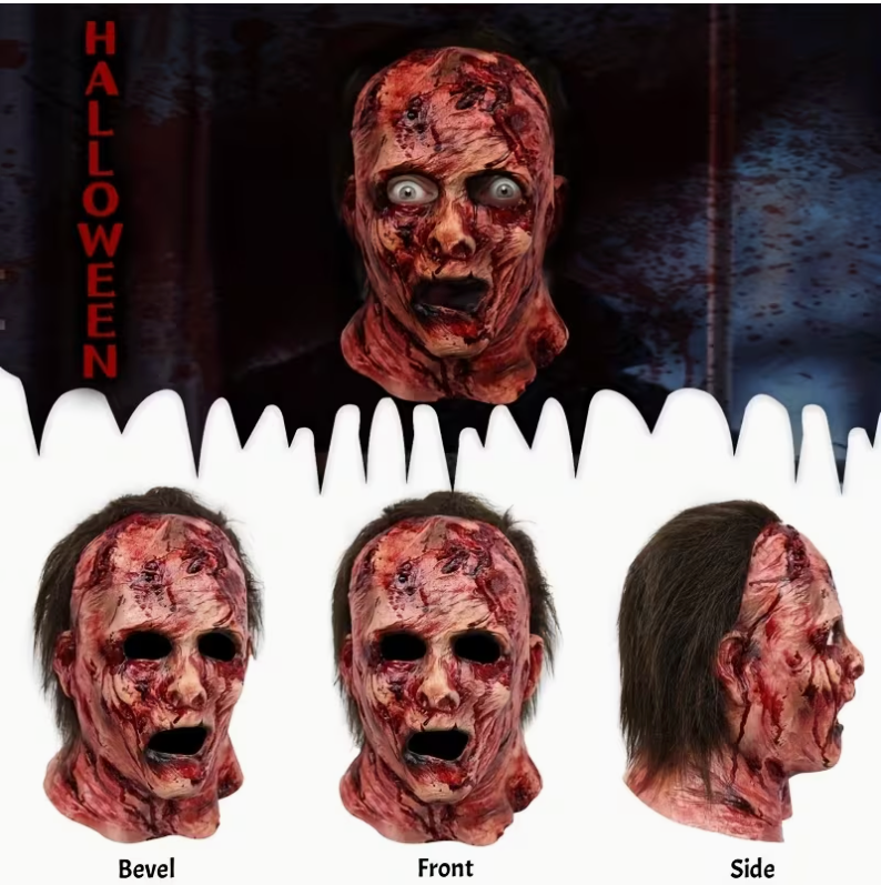 Disfigured Skull Horror Mask – Halloween Edition