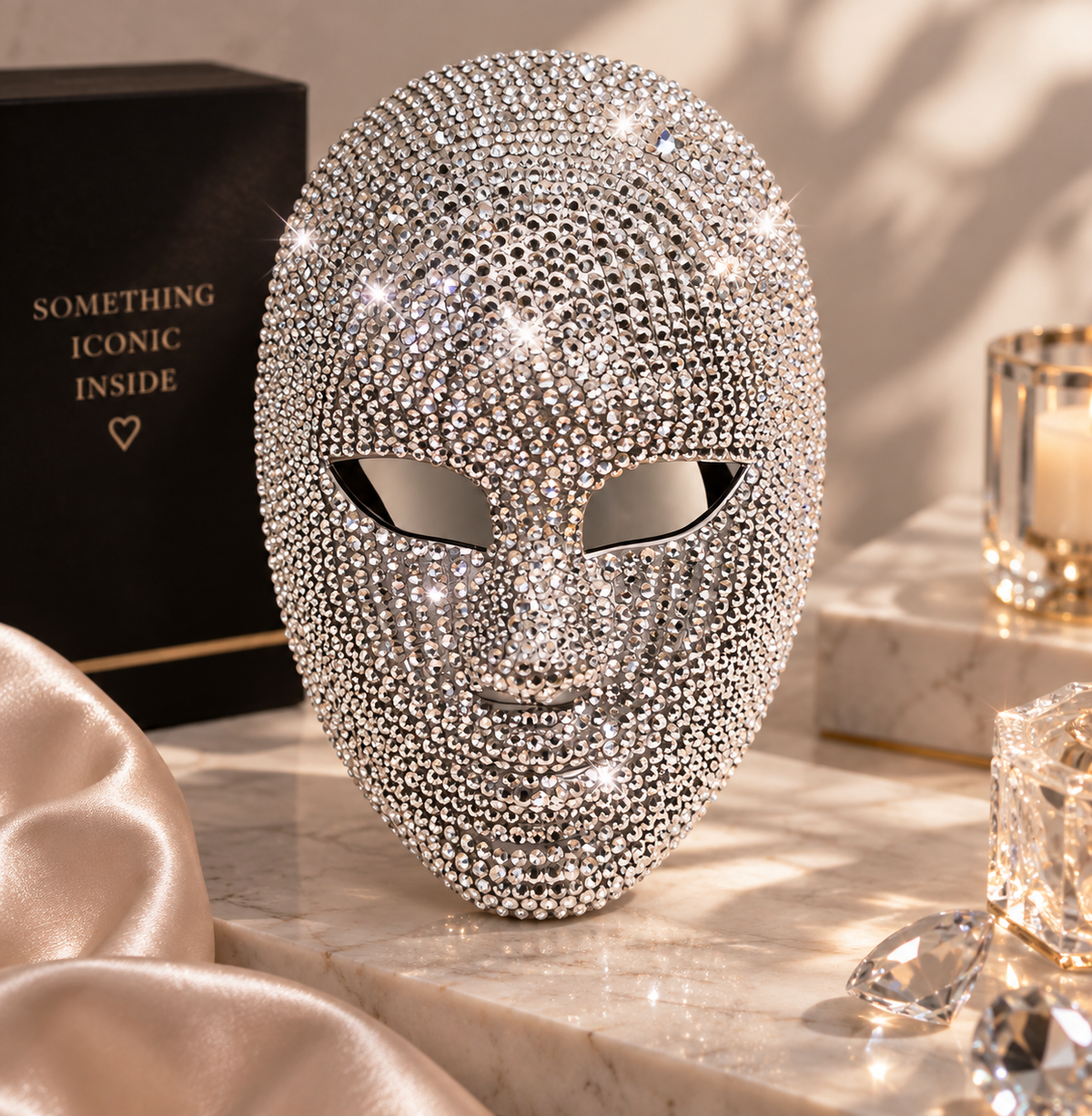 Crystal Face Mask – Rhinestone Edition