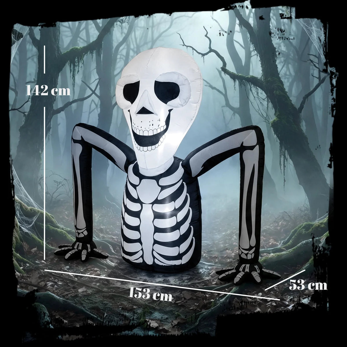 Skeleton Inflatable Halloween Decoration