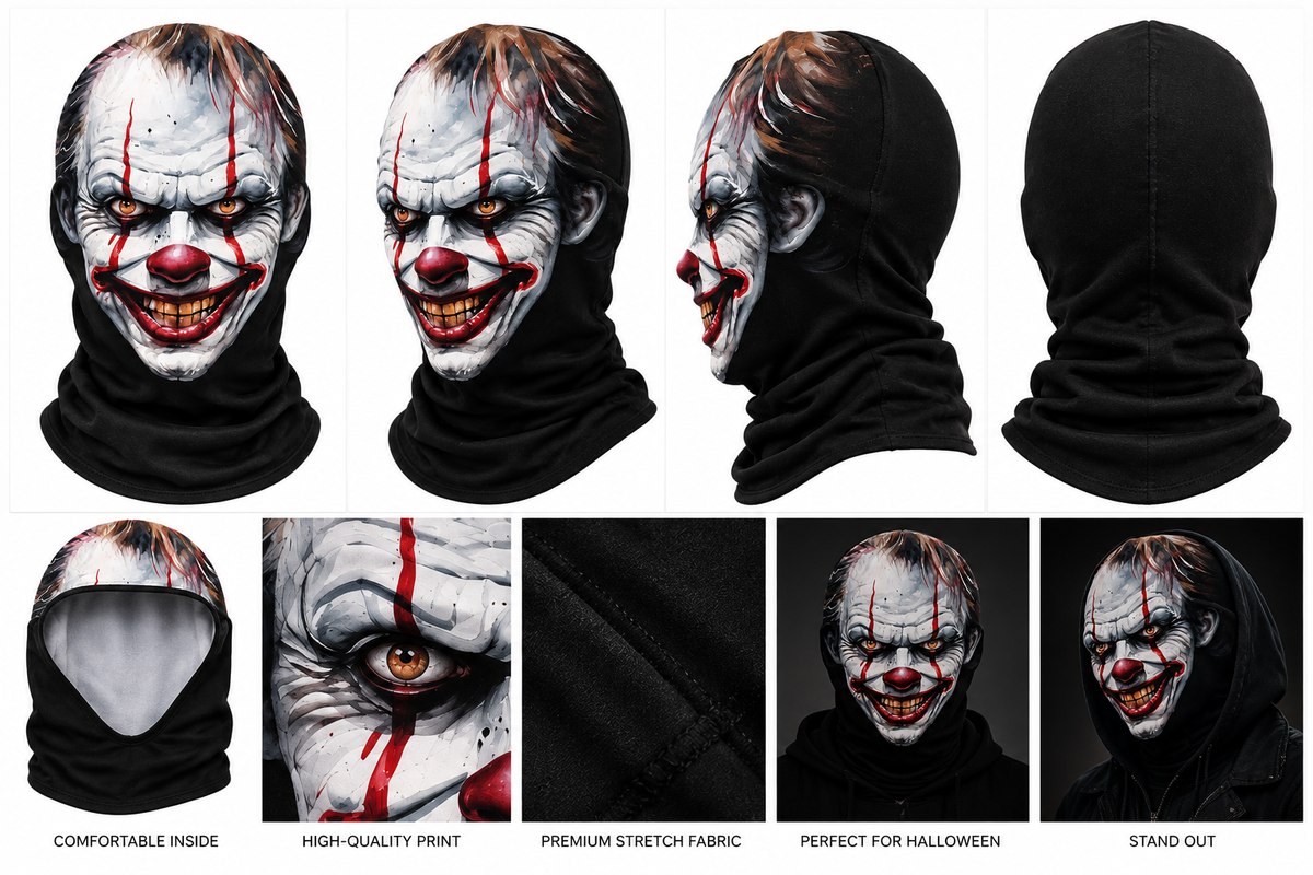 Killer Smile – Horror Clown Mask